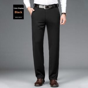 Business Suit Pants Men Ice Silk Casual Pants