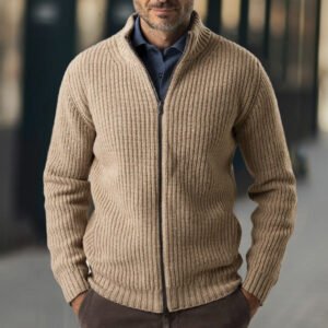 New Knitted Jacket Slim Sweater For Men
