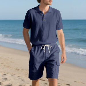 Linen Suit Men's Summer Simple Leisure